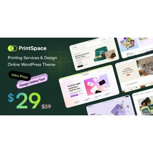 PrintSpace - Printing Services & Design Online WooCommerce WordPress theme