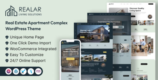 Realar - Real Estate WordPress Theme