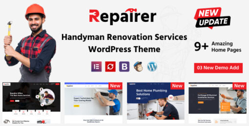 Repairer - Handyman Services WordPress Theme