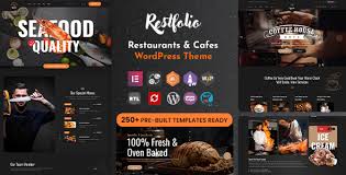 Restfolio - Elementor Restaurants & Cafes WordPress Theme