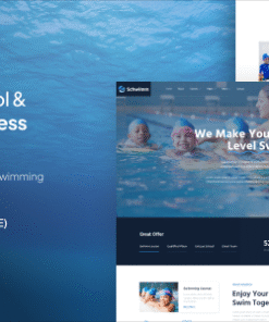 Schwimm – Swimming School & Course FSE WordPress Theme