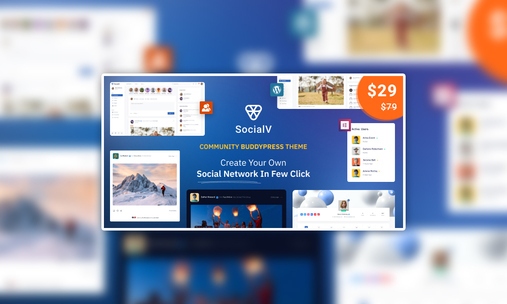 SocialV - Social Network and Community BuddyPress Theme