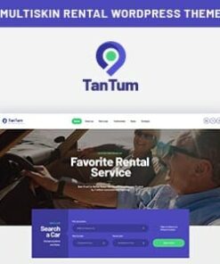 TanTum - Car, Scooter, Boat & Bike Rental Services WordPress Theme