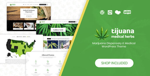 Tijuana- Marijuana Dispensary & Medical WordPress Theme