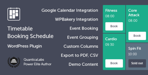 Timetable Responsive Schedule