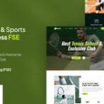 TopSpin – Tennis School & Sports Club FSE WordPress Theme