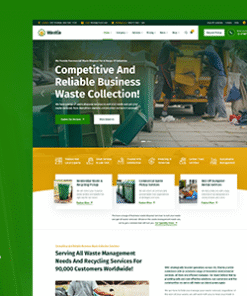 Wastia - Waste Pickup And Disposal Services WordPress Theme