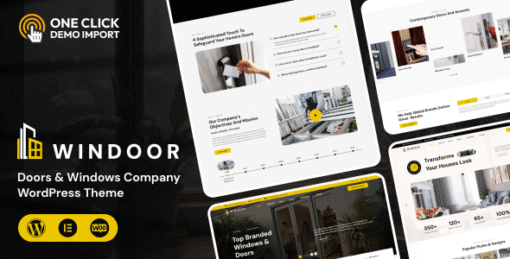 Windoor - Doors & Windows Company WordPress Theme