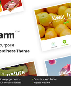 eFarm - A Multipurpose Food & Farm WordPress Theme