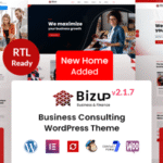 Bizup - Business Consulting WordPress Theme