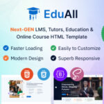 EduAll - Education Tutors LMS & Online Course Template Multipurpose