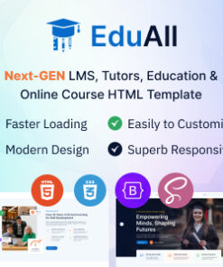 EduAll - Education Tutors LMS & Online Course Template Multipurpose