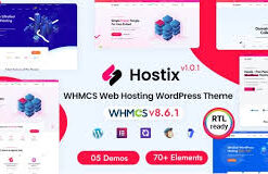Hostix - Hosting WHMCS WordPress Theme