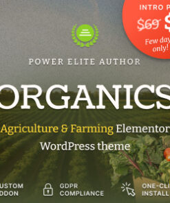 Organics - Agriculture & Food Farm WordPress Theme