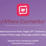 AnyWhere Elementor Pro - Global Post Layouts