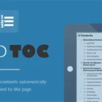 Fixed TOC - table of contents for WordPress plugin